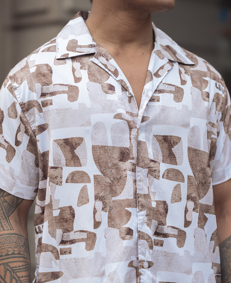 Multi Colour Printed Regular Fit Half Sleeves Shirt