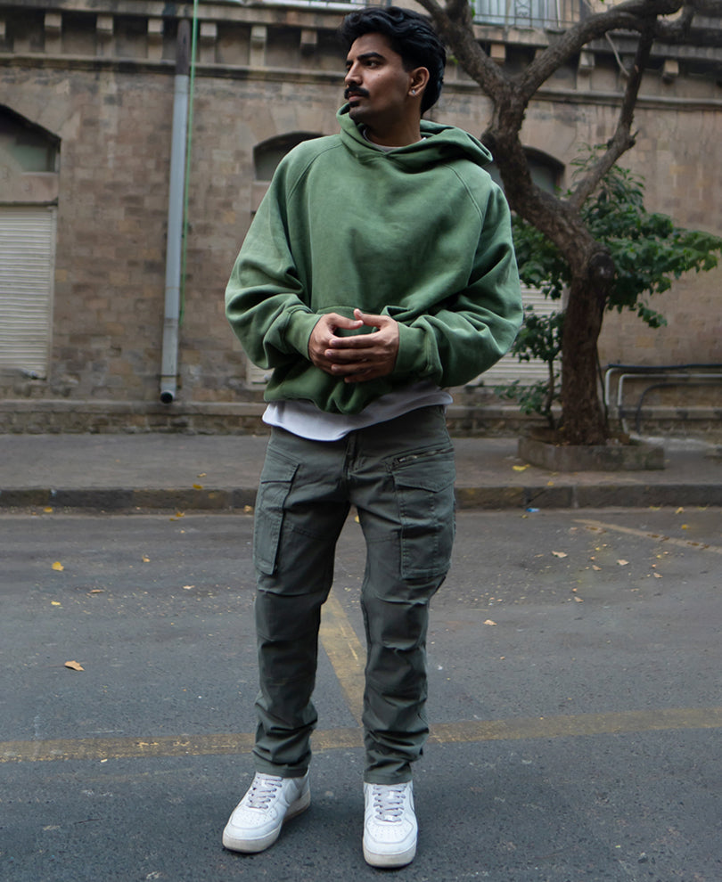 Olive Regular Fit Cargo Pant