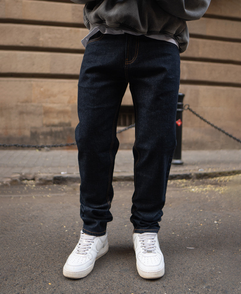 Raw Indigo Regular Fit Denim Jeans