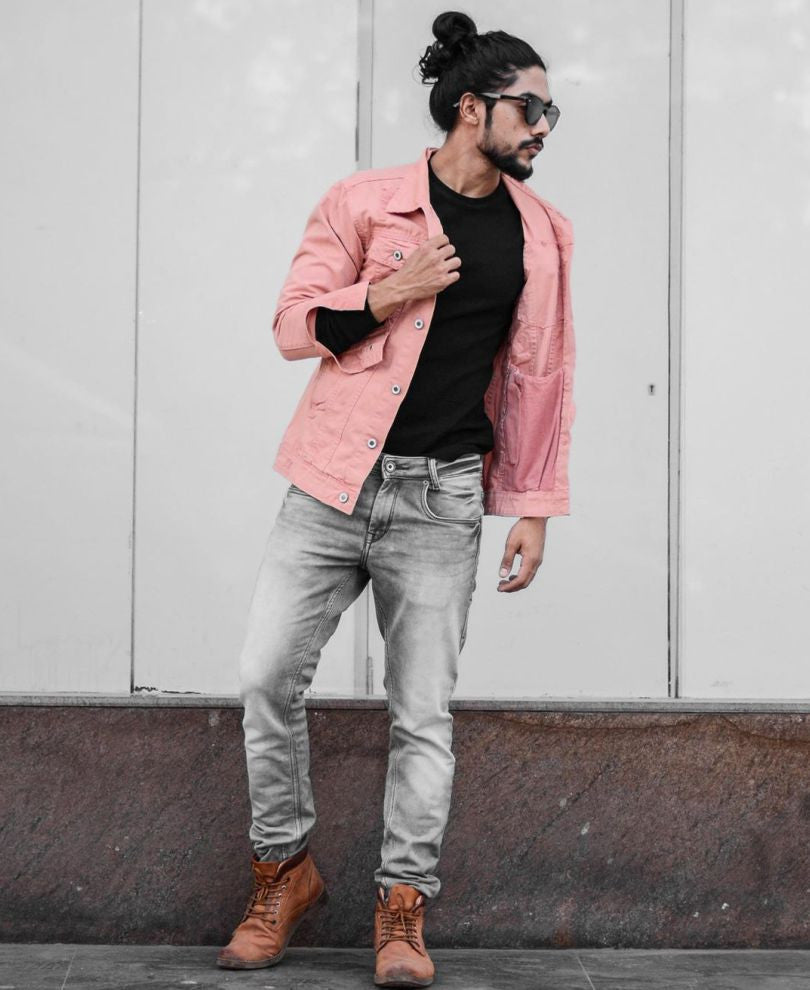 Urban Navy Blue Printed Half Sleeves Shirt