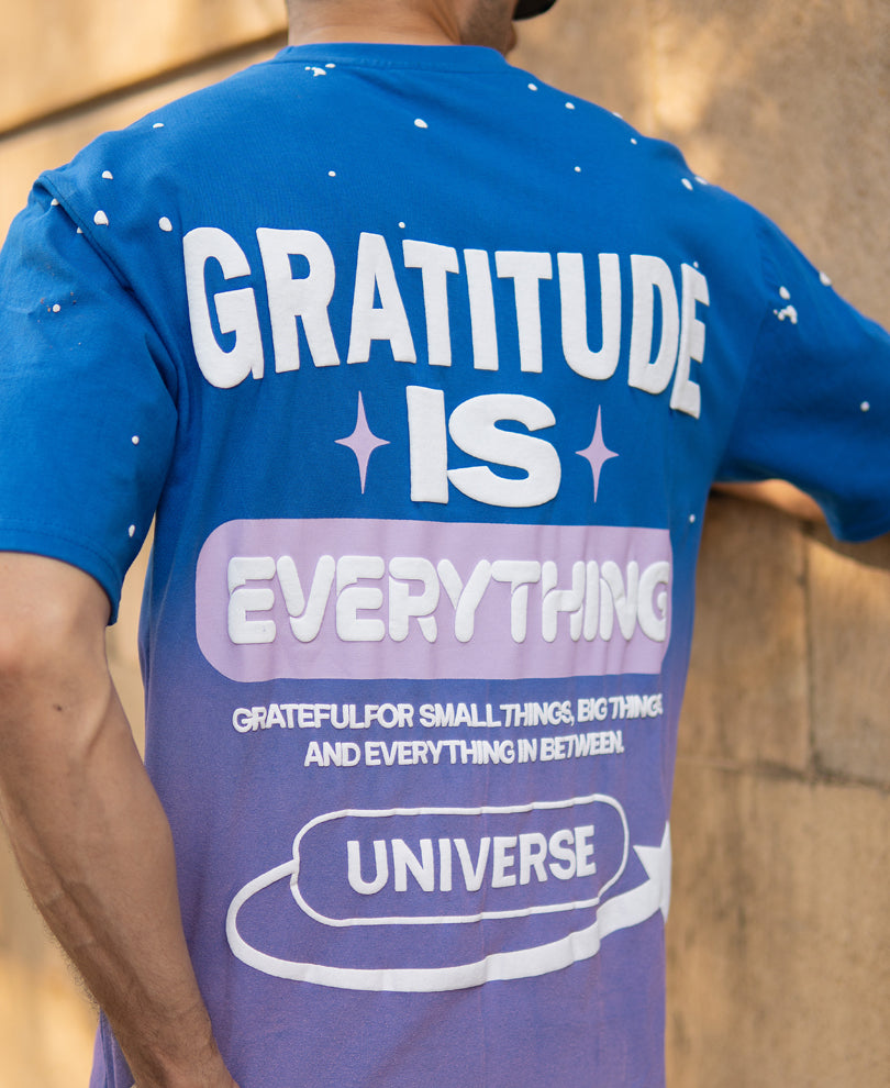 Royal Ombre Printed T-Shirt