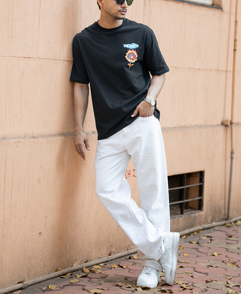 Black Enchanted Graphic T-Shirt