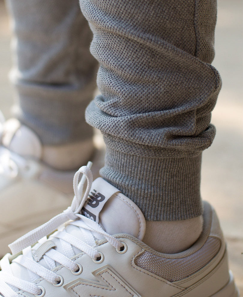 Grey With Back Pocket Joggers