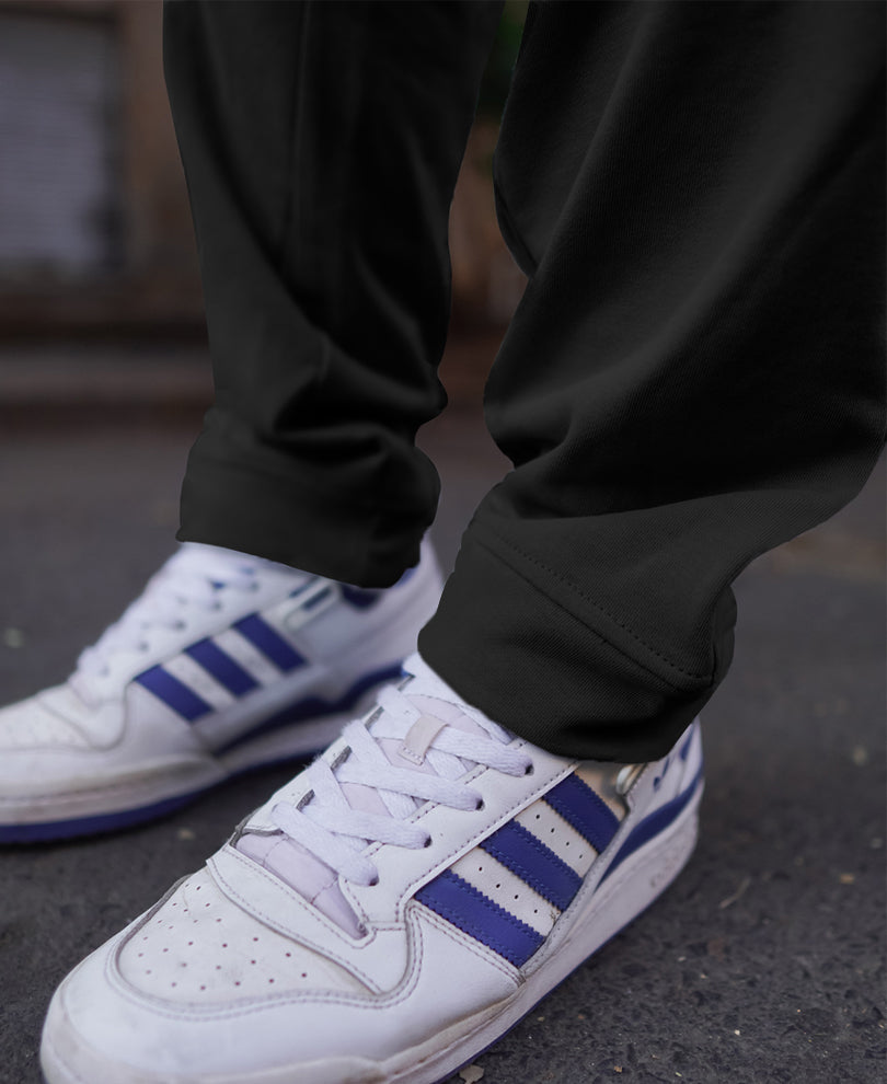 Black Regular Fit Joggers