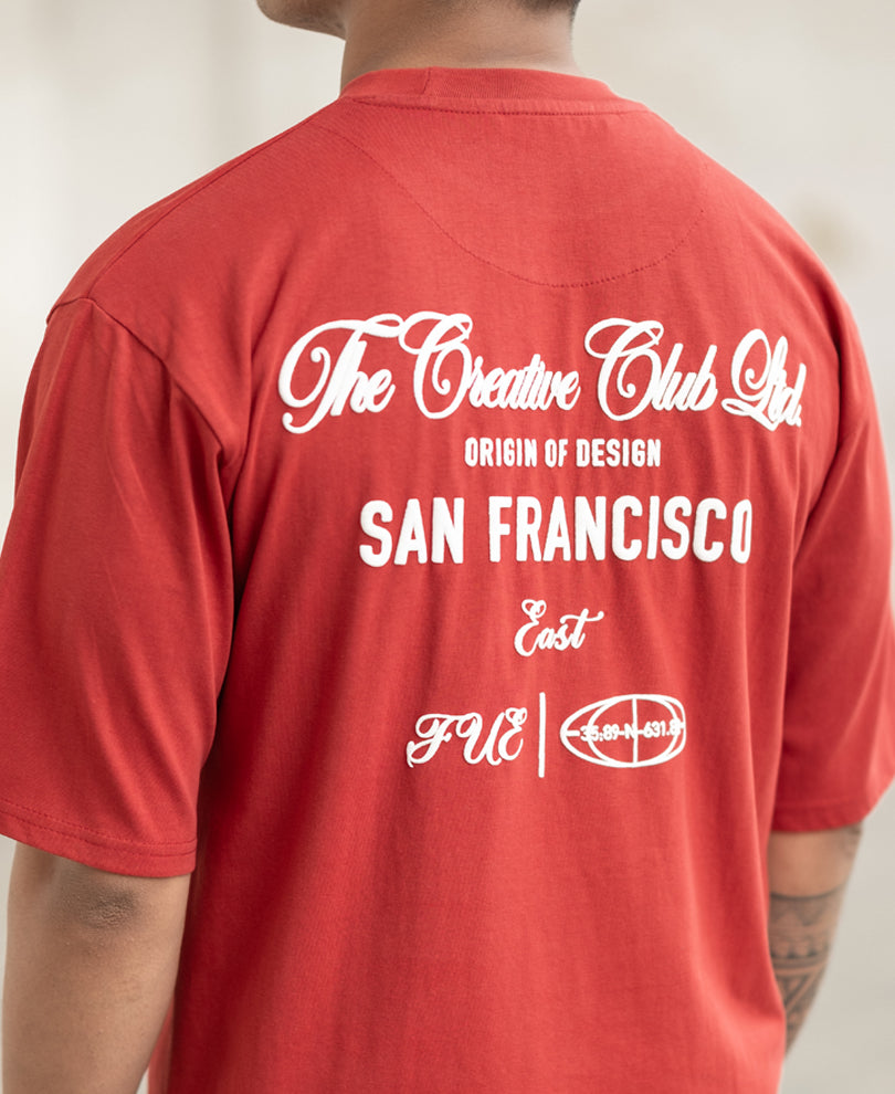 Brick Raised Print T-Shirt