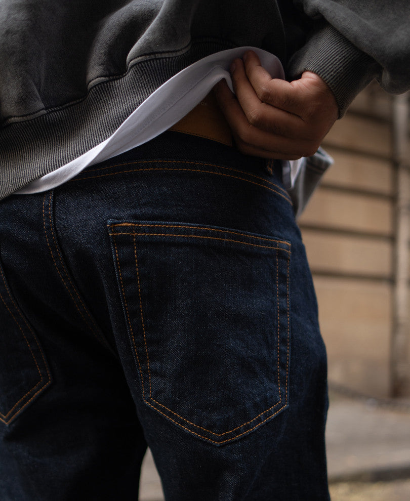 Raw Indigo Regular Fit Denim Jeans