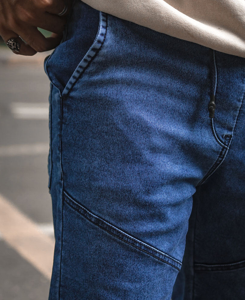 Blue Denim Shorts