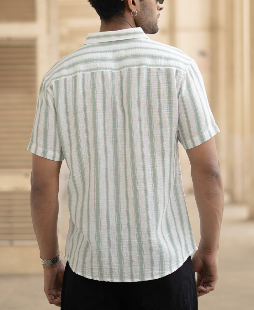 Pista Striped Shirt With Pocket