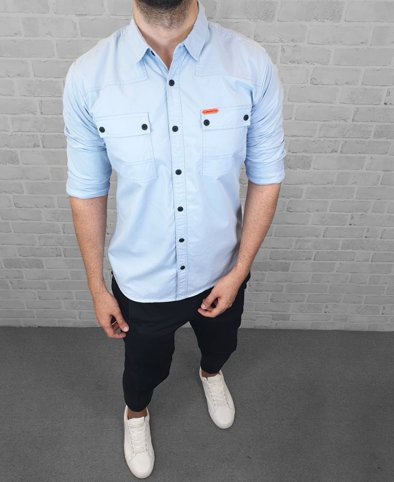 Sky Blue Denim Shirt