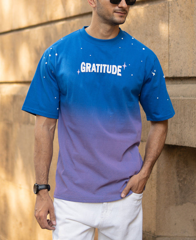 Royal Ombre Printed T-Shirt