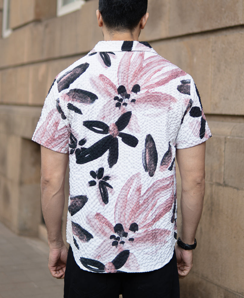 Floral Print Structured Shirt