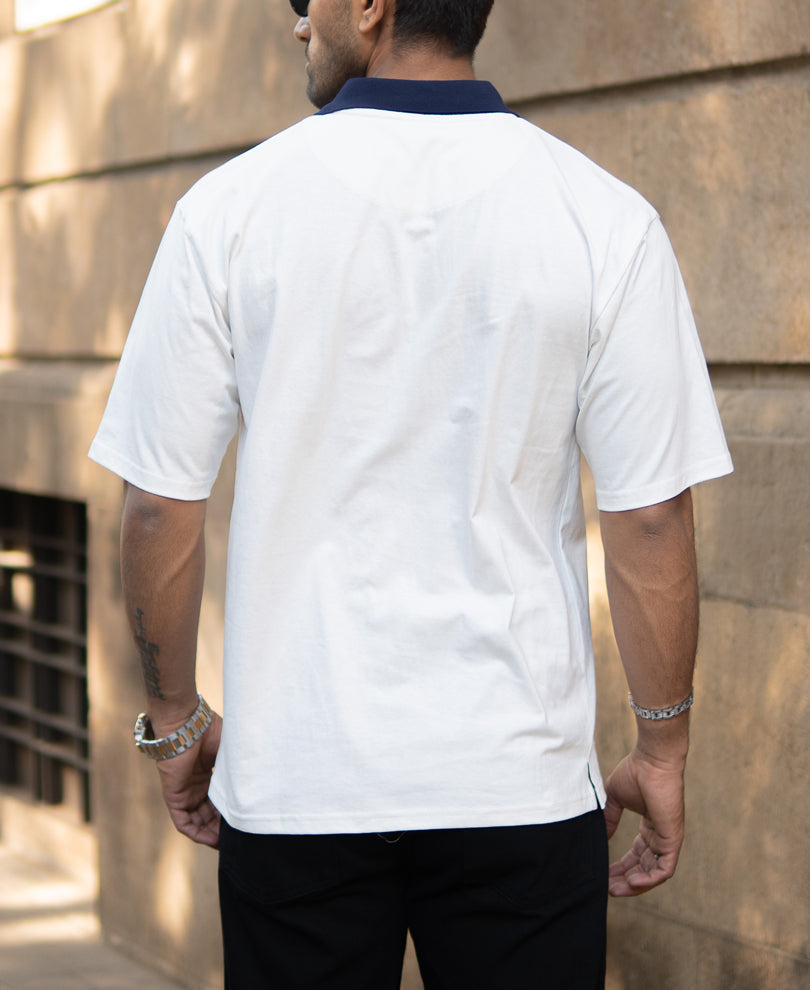 Off white Graphic Polo T-Shirt