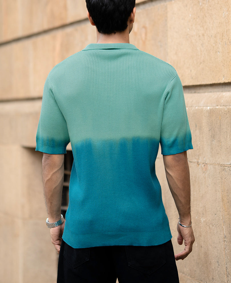 Aqua Blue Ombre T-Shirt