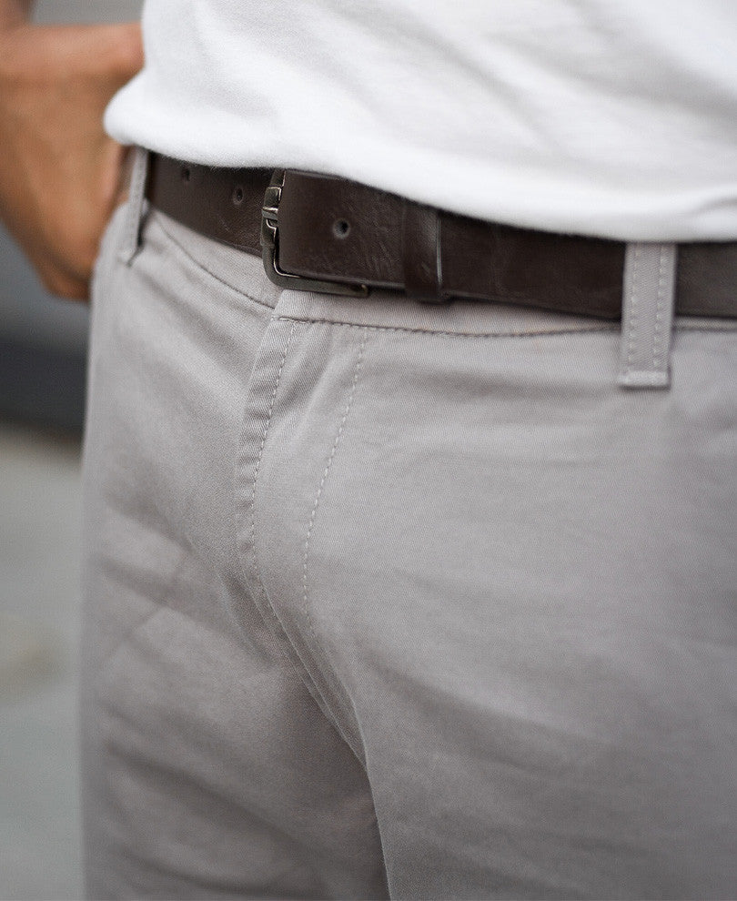 Grey Cotton Short