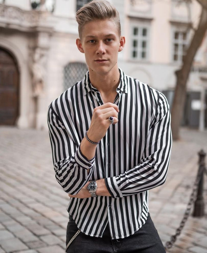 Maroon Three Panel Full Sleeves T Shirt
