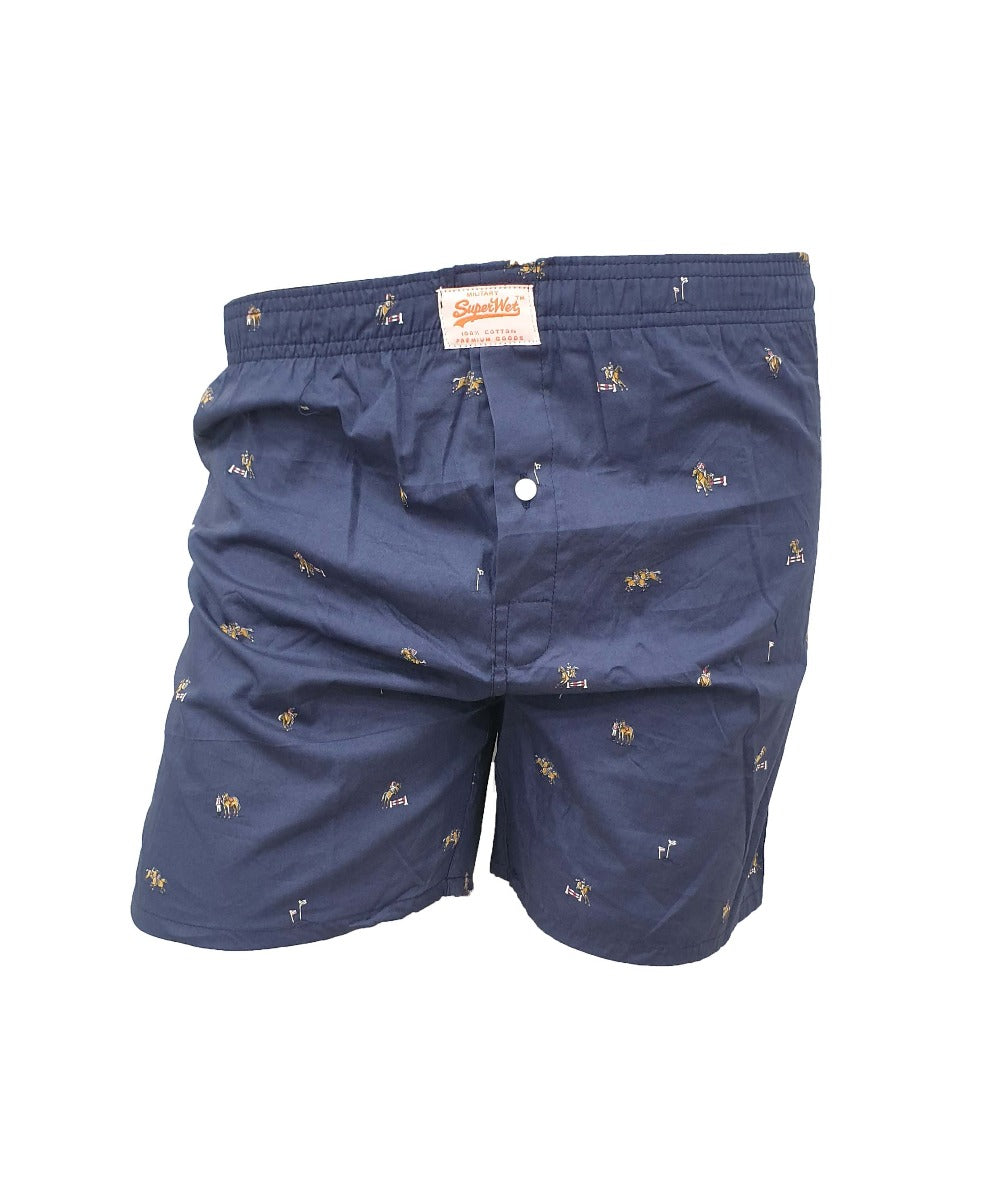 Mens Navy Blue Boxer