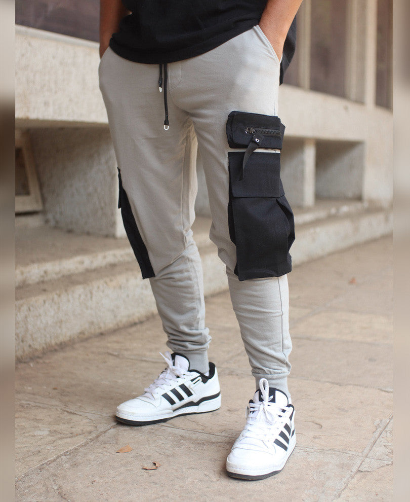 Urban Grey Cargo Pocket Joggers