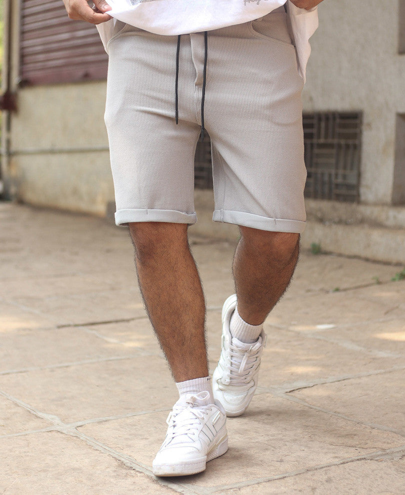 Urban Grey Plain Shorts