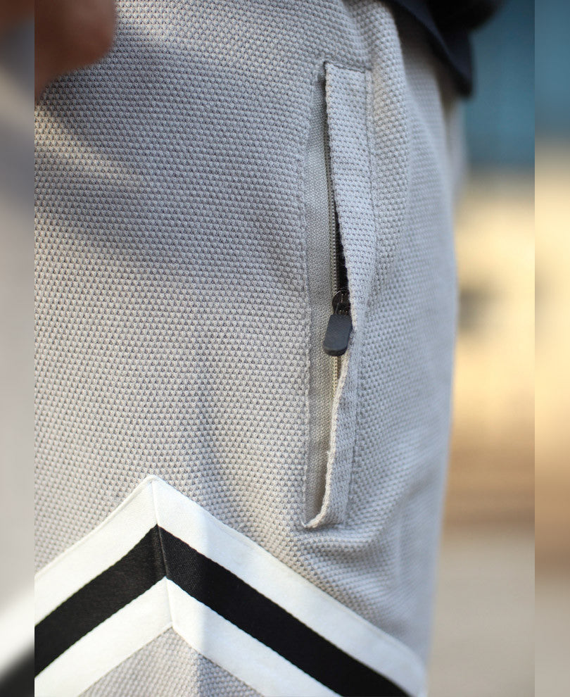 Grey Side Stripe 23 Shorts
