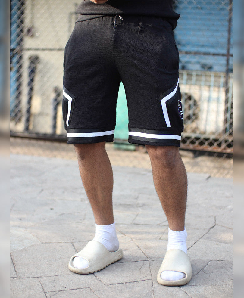 Black Side Stripe 23 Shorts