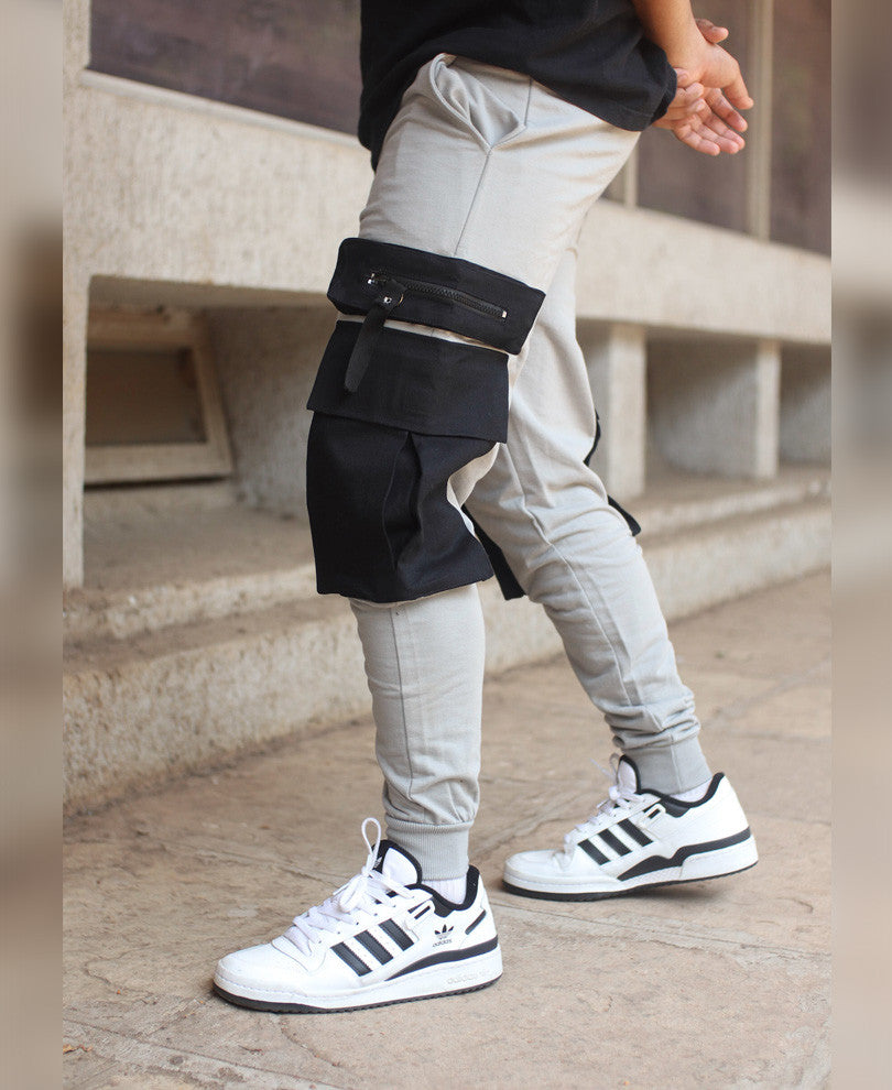 Urban Grey Cargo Pocket Joggers