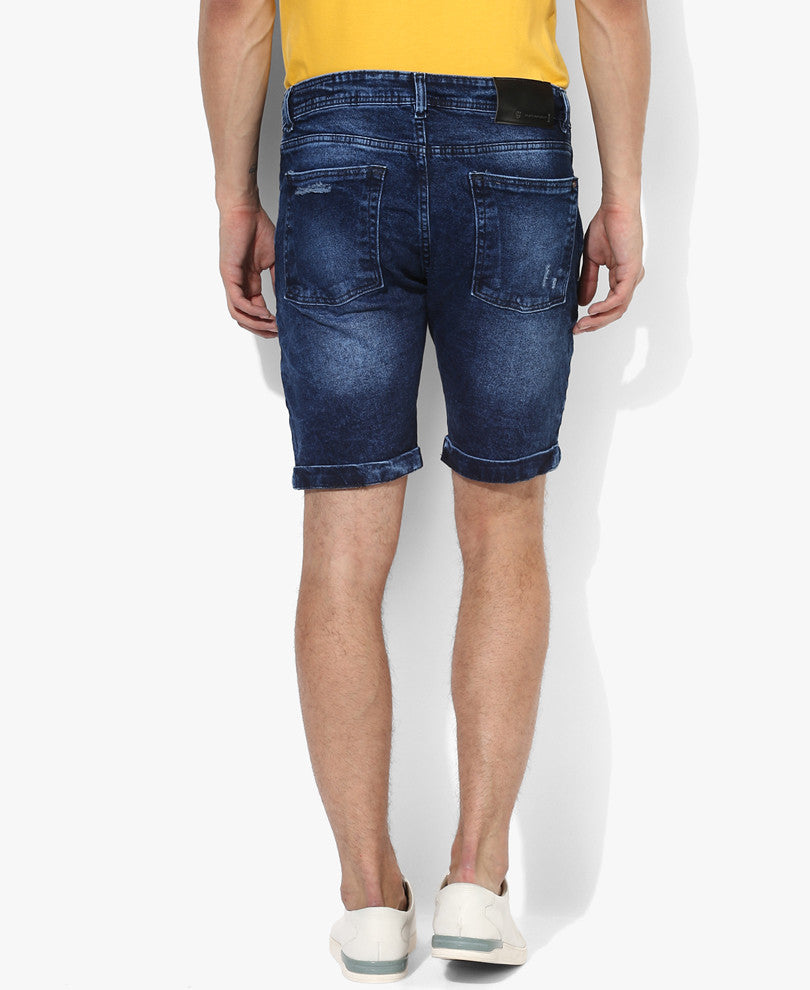 Blue Denim Shorts Disable