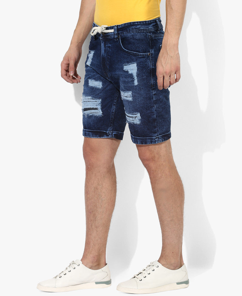 Blue Denim Shorts Disable