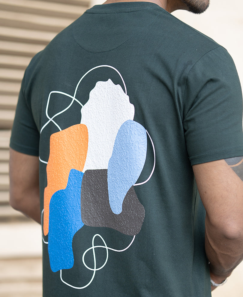 Dark Olive Graphic T-Shirt