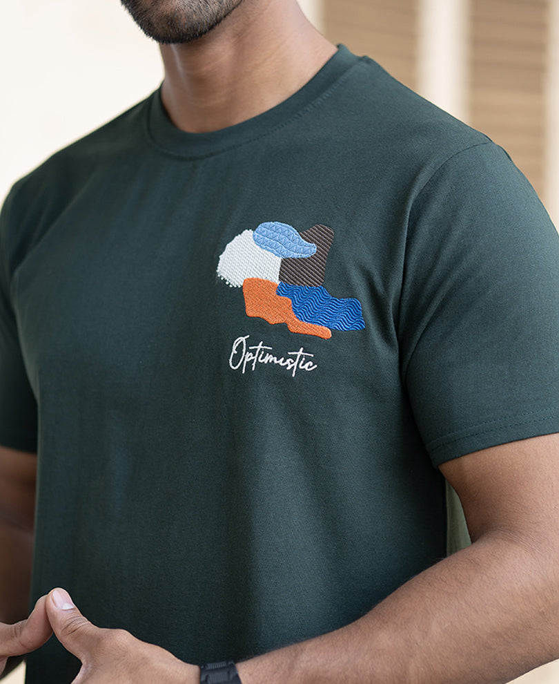 Dark Olive Graphic T-Shirt