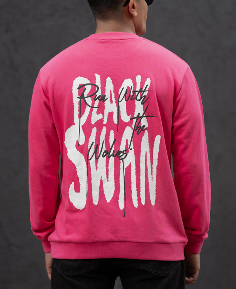Dark Pink Regular Fit Full Sleeves T-Shirt