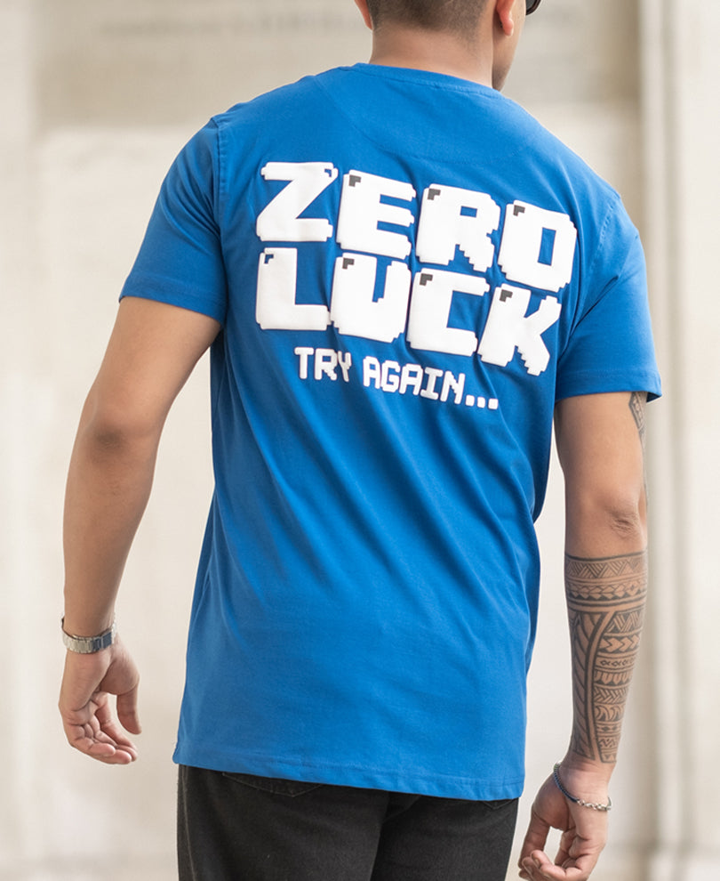 Royal Blue Printed T-Shirt