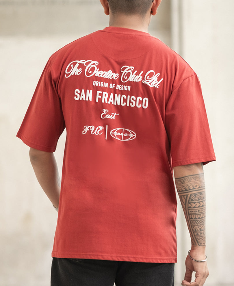 Brick Raised Print T-Shirt