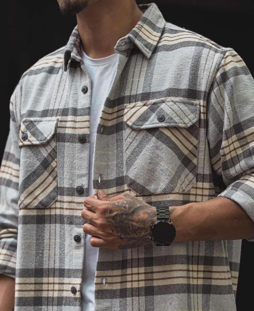 Multi Colour Checks Regular Fit Full SleevesÃ‚Â Overshirt