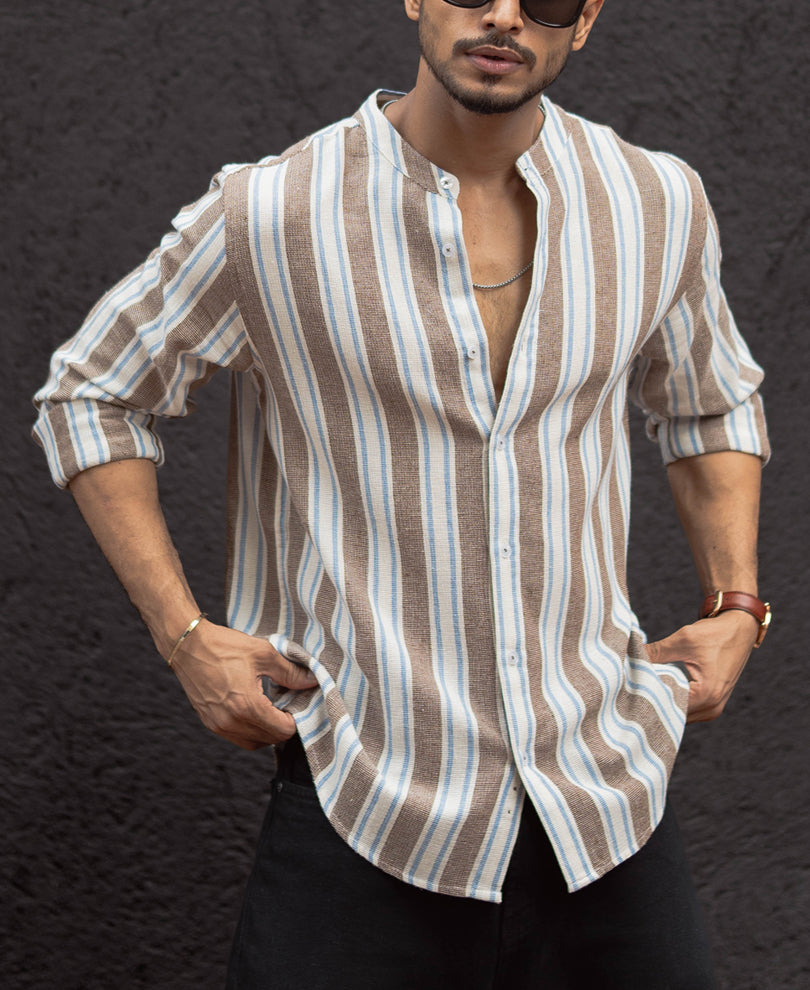 Multi Colour Stripes Full Sleeves Shirt
