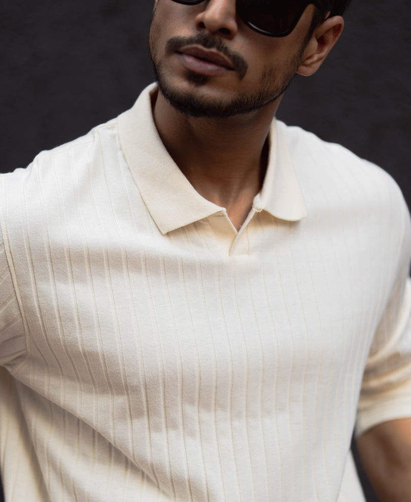 Alabaster Regular Fit Full Sleeves T-Shirt