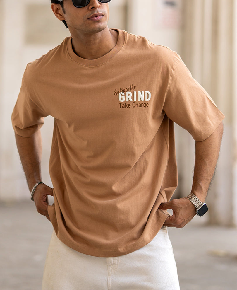 Camel Patch Print T-Shirt