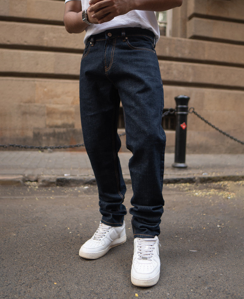 Raw Indigo Regular Fit Denim Jeans