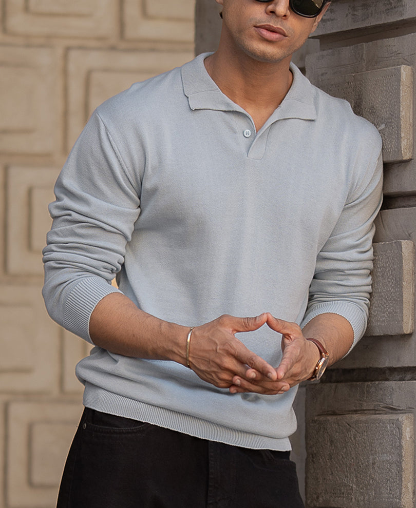 Sky Blue Lightweight Polo