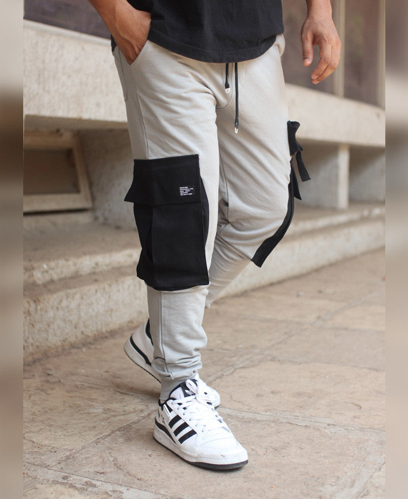 Urban Grey Cargo Pocket Joggers