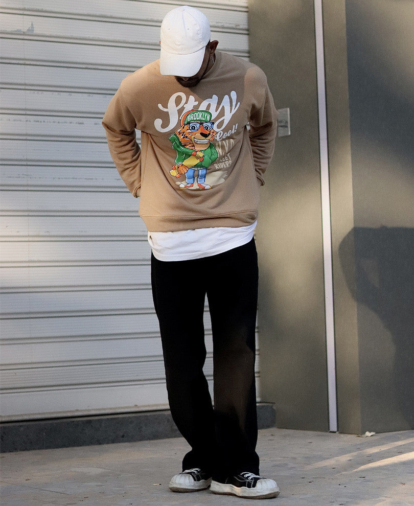 Camel Stay Cool Oversize Drop Shoulder T Shirt