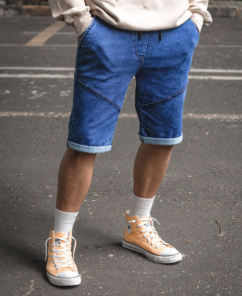 Blue Denim Shorts