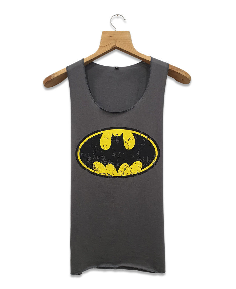 Grey Batman Gym Vest
