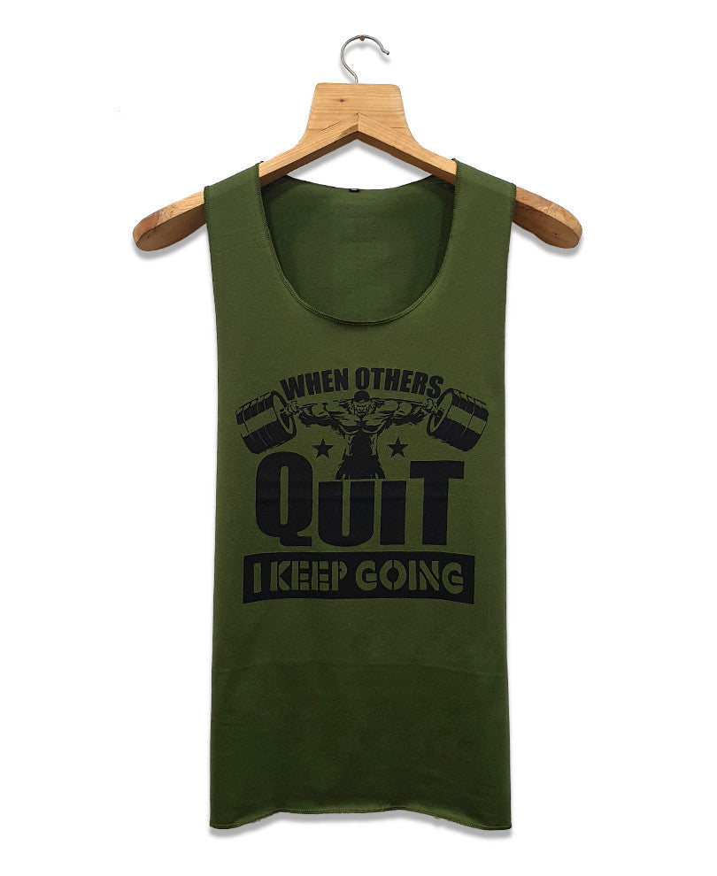 Green Gym Quotes Vest
