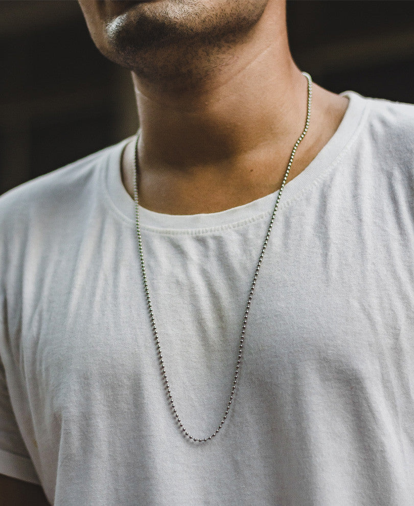 Silver Small Ball Chain