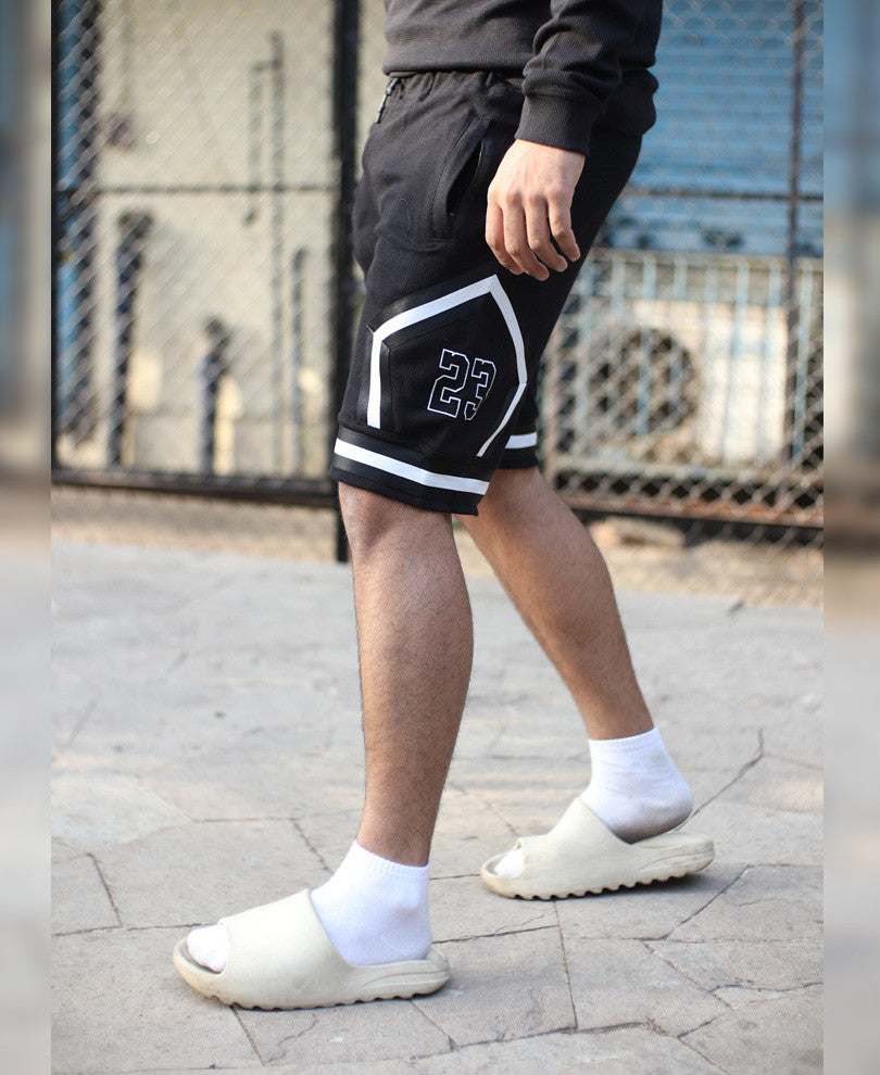 Black Side Stripe 23 Shorts