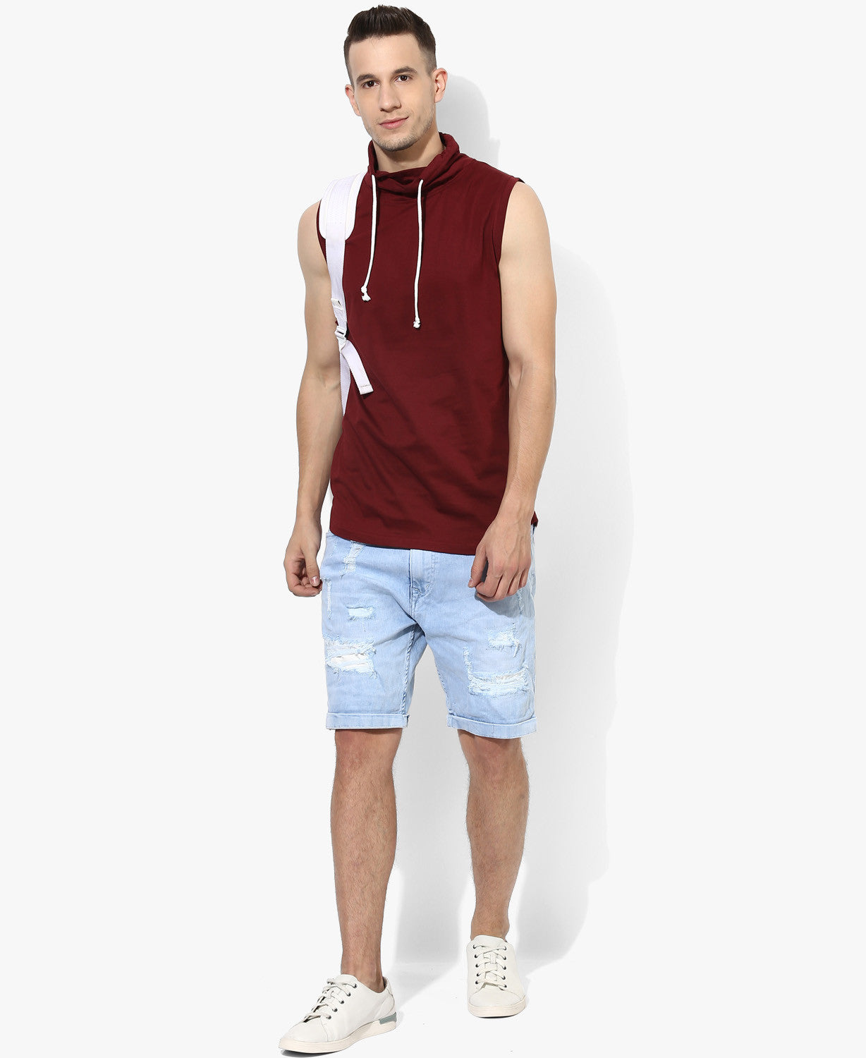Light Blue Denim Shorts