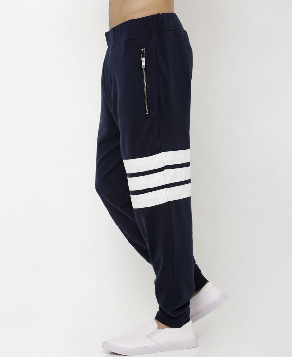 Mens Navy Blue Track Pant