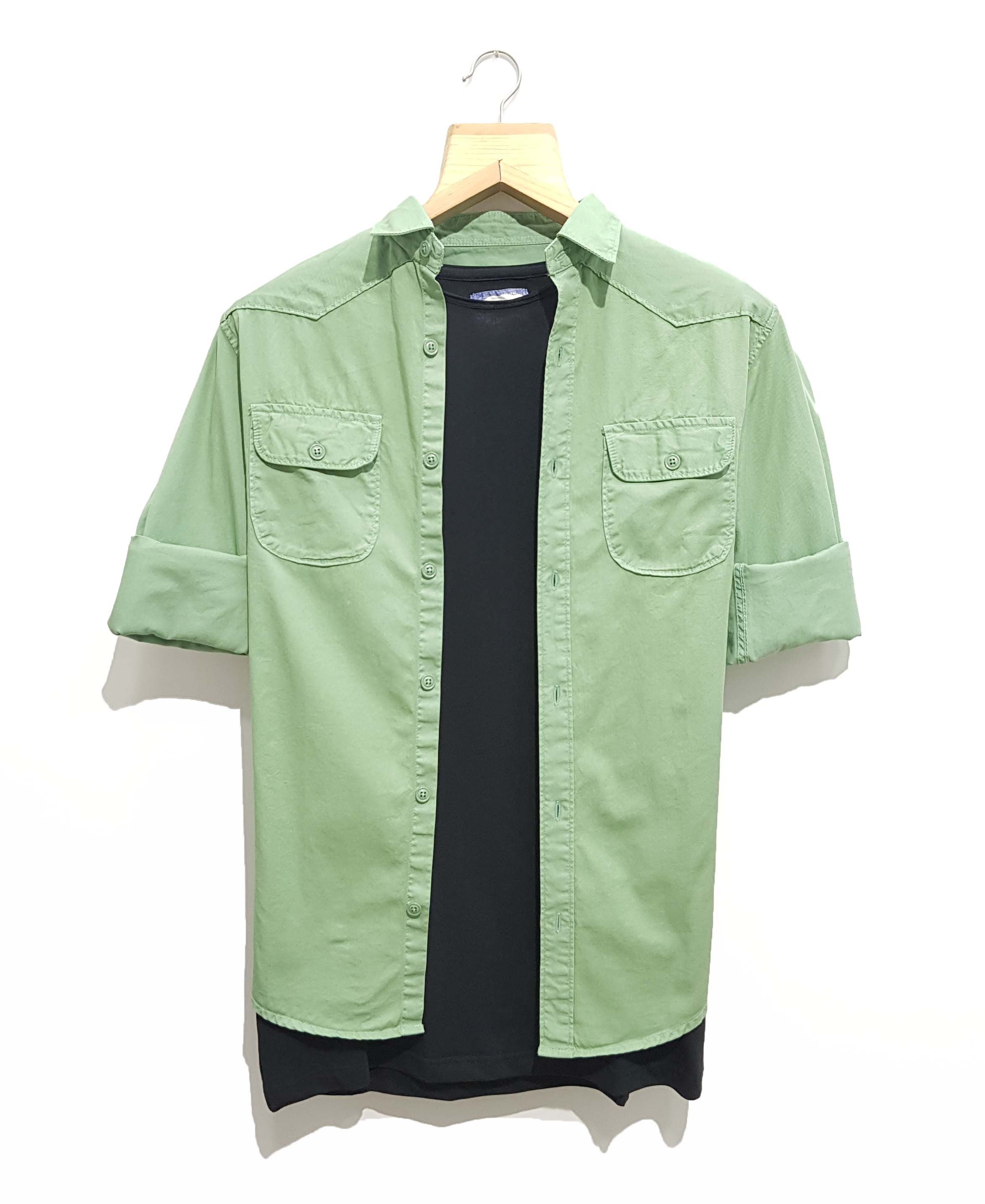 Green Casual Shirt