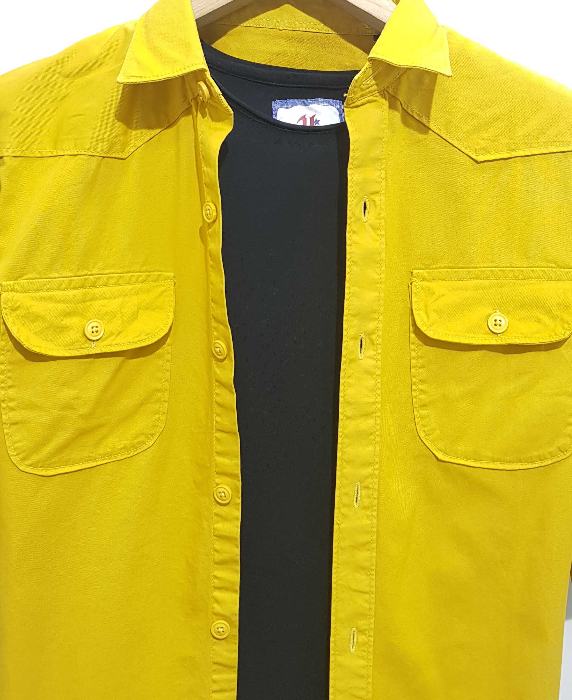 Yellow Casual Shirt